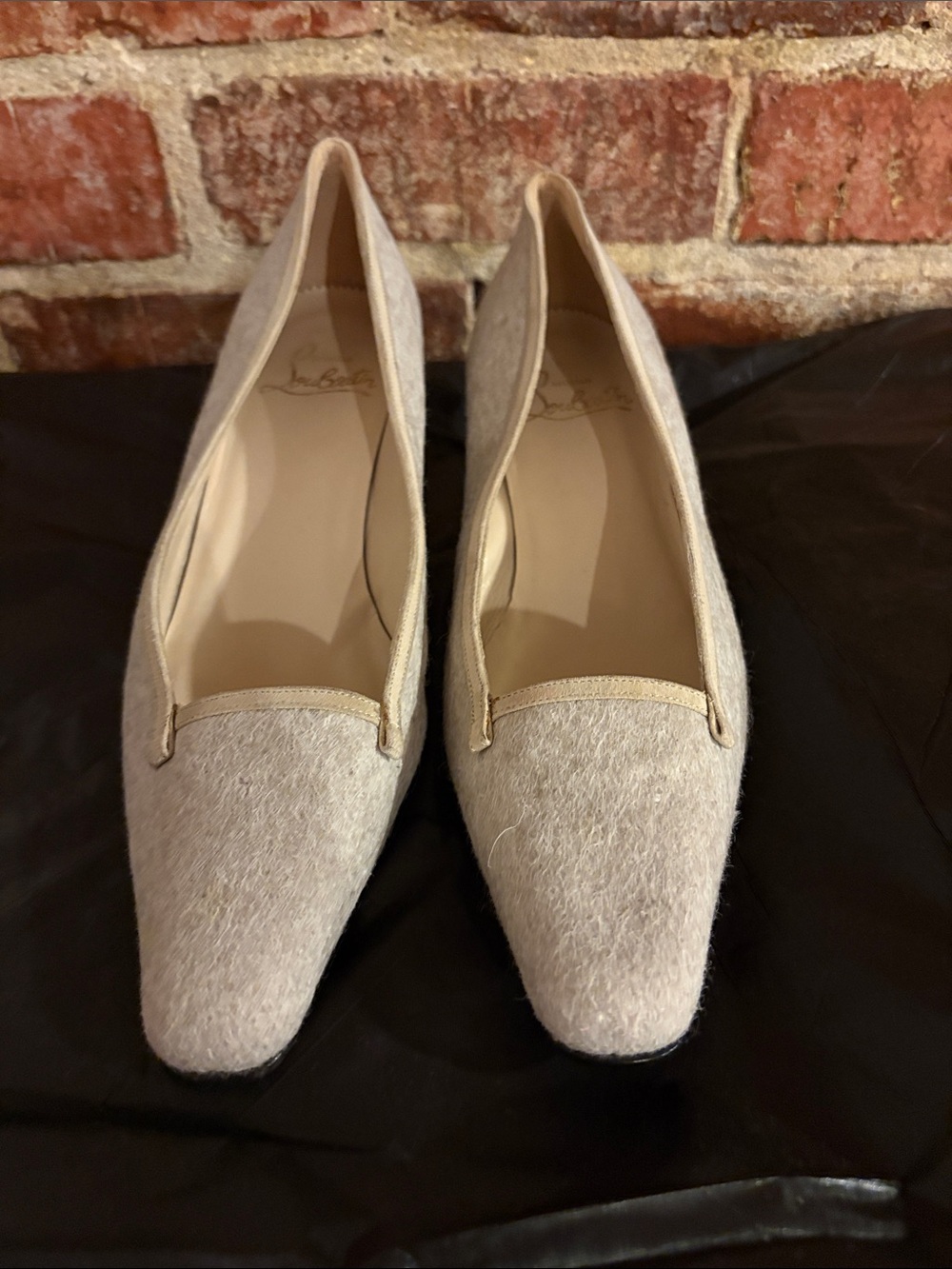 Christian Louboutin Suede Pointed Heels